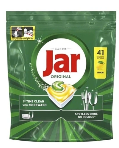 Jar, tablety do myčky nádobí, Original, All-in-1, Lemon, 41ks.jpg Jar, tablety do myčky nádobí, Original, All-in-1, Lemon, 41ks.jpg