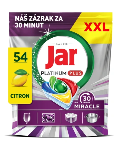 Jar, tablety do myčky nádobí, Platinum Plus, 30 Minute Miracle, 54ks.jpg Jar, tablety do myčky nádobí, Platinum Plus, 30 Minute Miracle, 54ks.jpg