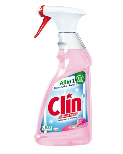 Clin, čistič na okna, 500ml, s rozprašovačem, Pivoňka.jpg