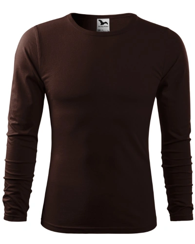Tričko pánské Fit-T Long Sleeve 119 - kavová Tričko pánské Fit-T Long Sleeve 119 - kavová
