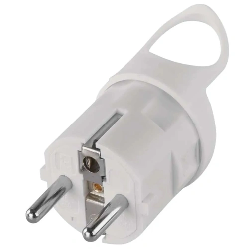Vidlice přímá pro prodlužovací kabel, bílá P0038.jpg Vidlice přímá pro prodlužovací kabel, bílá P0038.jpg