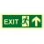 Bezpečnostní tabulka EXIT - NAHORU, Fotoluminiscenční
