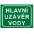 Bezpečnostní tabulka HLAVNÍ UZÁVĚR VODY - TEXT