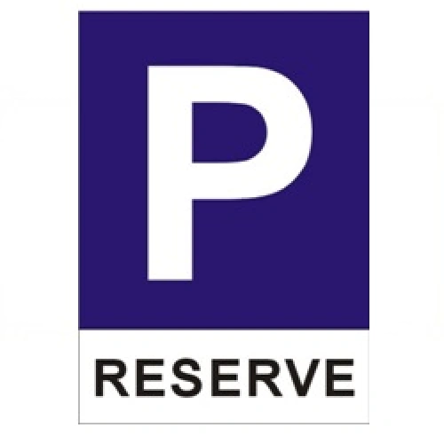 Bezpečnostní tabulka PARKOVIŠTĚ RESERVE Bezpečnostní tabulka PARKOVIŠTĚ RESERVE
