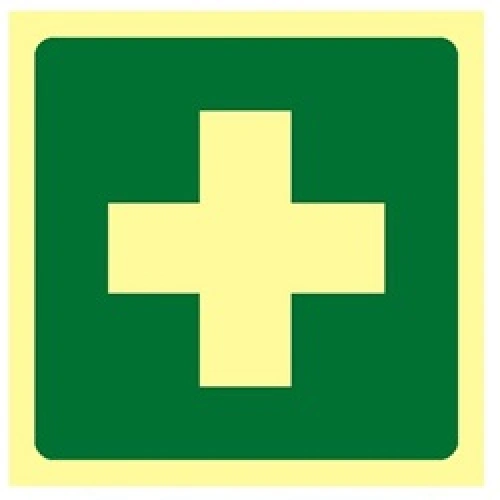 Bezpečnostní tabulka SYMBOL MÍSTA PRVNÍ POMOCI Bezpečnostní tabulka SYMBOL MÍSTA PRVNÍ POMOCI
