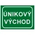 Bezpečnostní tabulka ÚNIKOVÝ VÝCHOD