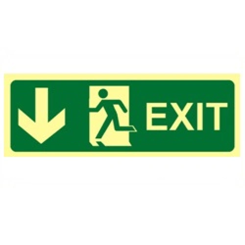 Bezpečnostní tabulka EXIT - DOLŮ Bezpečnostní tabulka EXIT - DOLŮ
