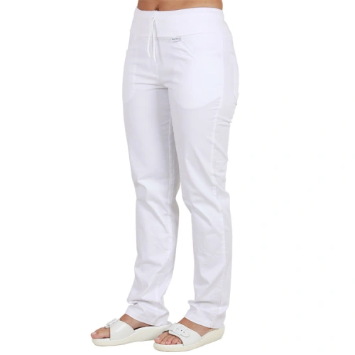 Dámské pracovní kalhoty BARBORA, bílé Dámské pracovní kalhoty BARBORA, bílé