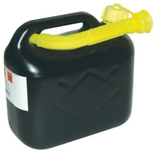 Plastový kanystr černý na benzín 5 l