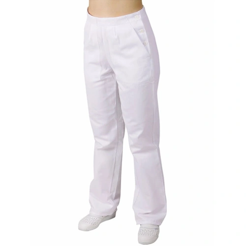 Dámské pracovní zdravotnickékalhoty 0470 - bílé Dámské pracovní zdravotnickékalhoty 0470 - bílé