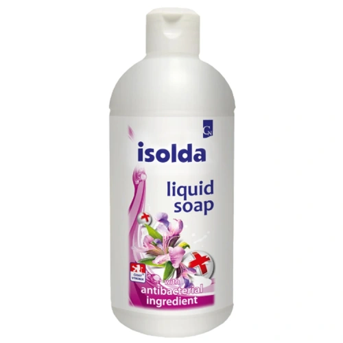 Tekuté mýdlo ISOLDA s antibakteriální přísadou.jpg Tekuté mýdlo ISOLDA s antibakteriální přísadou.jpg