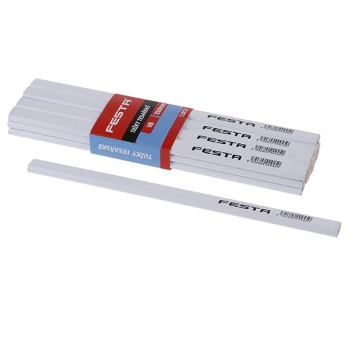 Tužka tesařská FESTA 250mm HB bílý lak.jpg