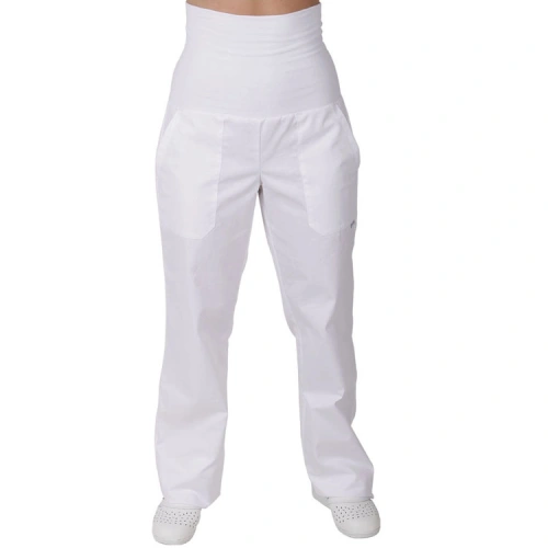Dámské pracovní zdravotnické kalhoty HANA - bílé Dámské pracovní zdravotnické kalhoty HANA - bílé