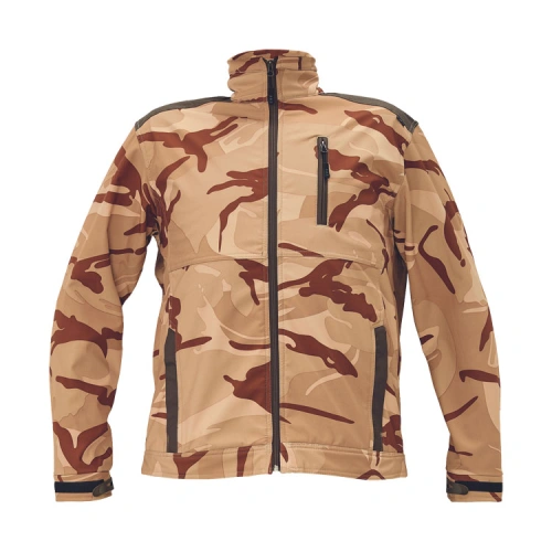 Pánská softshellová bunda CRAMBE CAMOUFLAGE Pánská softshellová bunda CRAMBE CAMOUFLAGE