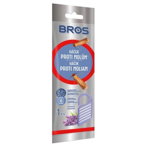 Háček proti molům BROS s vůní levandule.jpg Háček proti molům BROS s vůní levandule.jpg