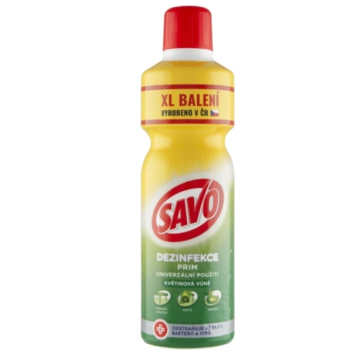 Dezinfekční prostředek s vůní SAVO PRIM 1,2 l.jpg Dezinfekční prostředek s vůní SAVO PRIM 1,2 l.jpg