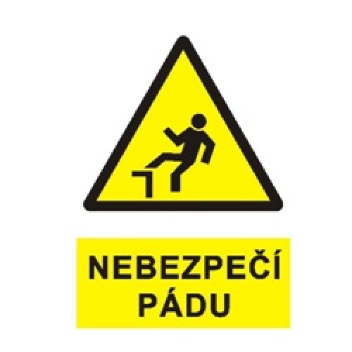 NEBEZPEČÍ PÁDU NEBEZPEČÍ PÁDU