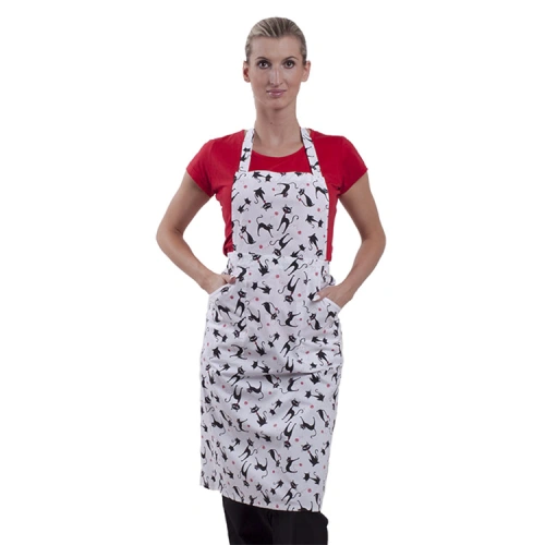 Dámská pracovní zástěra s potiskem Dámská pracovní zástěra s potiskem