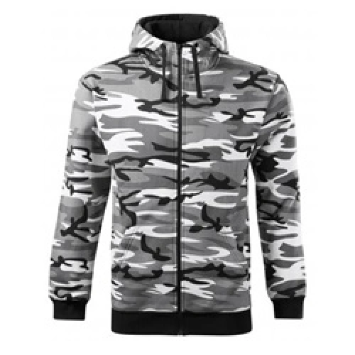 Pánská mikina CAMO ZIPPER