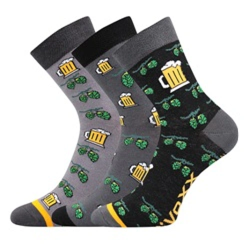 Pánské ponožky PiVoXX Mix 3 Pánské ponožky PiVoXX Mix 3