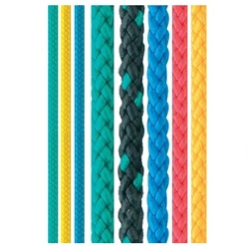 Lano PPV pletené s jádrem 8mm/16 pramenů Lano PPV pletené s jádrem 8mm/16 pramenů