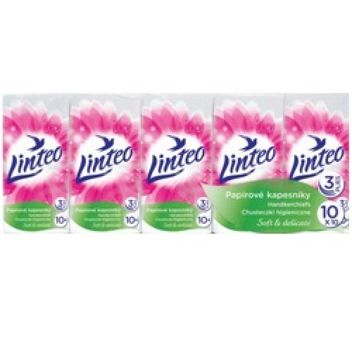 LINTEO Soft & Delicate papírové kapesníky