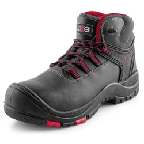 Obuv kotníková ROCK GRANITE S3 černo-červená Obuv kotníková ROCK GRANITE S3 černo-červená