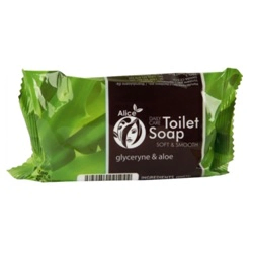 Alice, mýdlo pevné, Glyceryne & Aloe Vera, 100g Alice, mýdlo pevné, Glyceryne & Aloe Vera, 100g