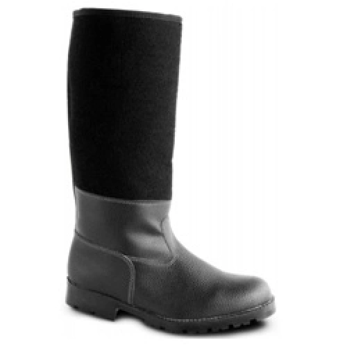 Obuv pracovní holínka CALLUM, OB, koženofilc, černá Obuv pracovní holínka CALLUM, OB, koženofilc, černá