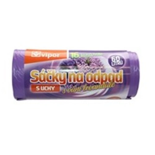 Sáček do koše LDPE 60l s uchy, s vůní levandule Sáček do koše LDPE 60l s uchy, s vůní levandule