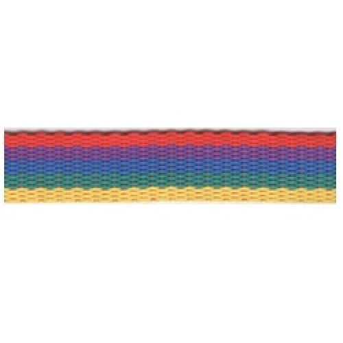 Popruh, šíře 25mm, tl. 2,2mm, duha, 365 052 025 350-04 Popruh, šíře 25mm, tl. 2,2mm, duha, 365 052 025 350-04