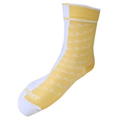 Ponožky COODY kompresní, žlutá-bílá Ponožky COODY kompresní, žlutá-bílá