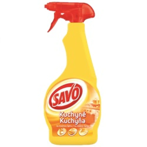 SAVO prostředek čistící na kuchyně s rozprašovačem 500 ml SAVO prostředek čistící na kuchyně s rozprašovačem 500 ml