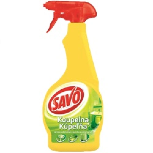 SAVO prostředek na koupelny s rozprašovačem 500 ml SAVO prostředek na koupelny s rozprašovačem 500 ml