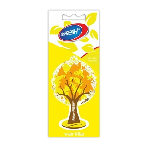 Osvěžovač vzduchu stromeček MISTER FRESH, Vanilla Osvěžovač vzduchu stromeček MISTER FRESH, Vanilla