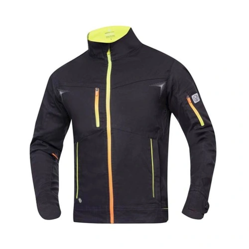 Blůza pánská montérková, CREATRON, černá-neon