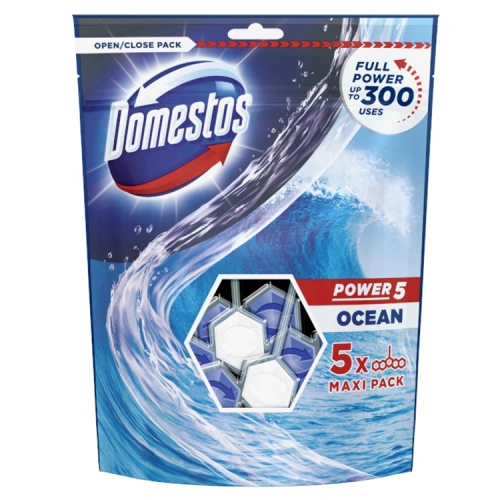 Domestos, Power 5 WC blok, Oceán.jpg Domestos, Power 5 WC blok, Oceán.jpg