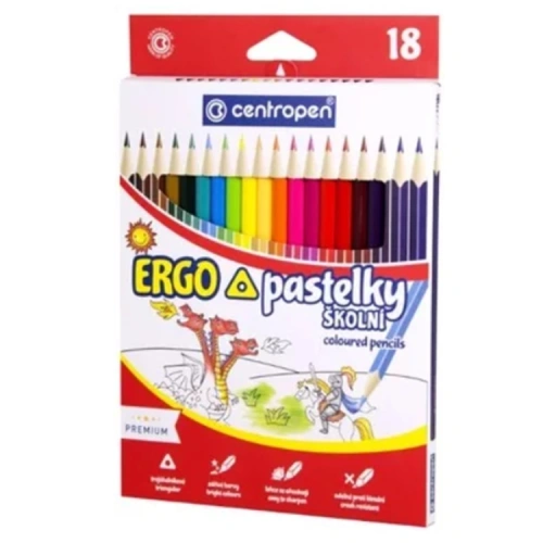 Pastelky školní CENTROPEN ERGO 18 ks.jpg Pastelky školní CENTROPEN ERGO 18 ks.jpg