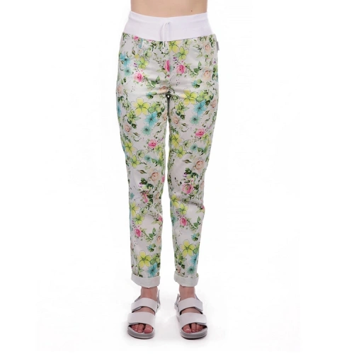 Dámské kalhoty BEATA, květ Dámské kalhoty BEATA, květ