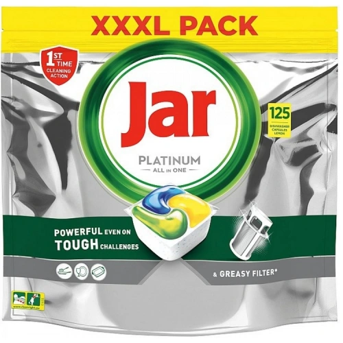 Tablety do myčky nádobí Jar Platinum 125 ks/bal Tablety do myčky nádobí Jar Platinum 125 ks/bal