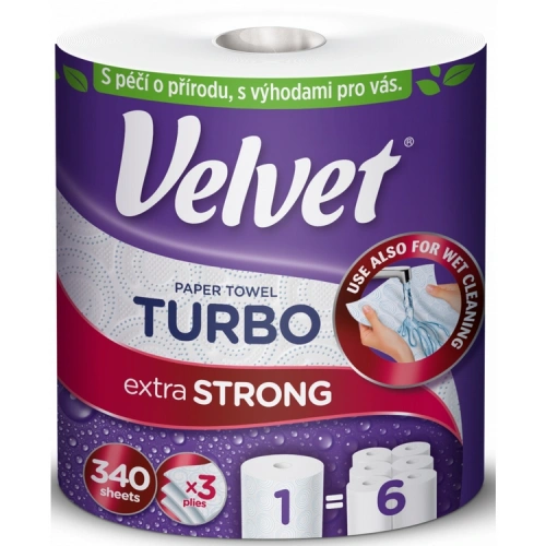 Velvet Turbo papírové kuchyňské utěrky 3 vrstvé.jpg Velvet Turbo papírové kuchyňské utěrky 3 vrstvé.jpg