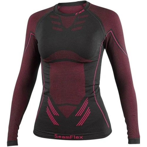 Tričko CXS SeamFlex LADY, dámské, funkční, černo-růžové Tričko CXS SeamFlex LADY, dámské, funkční, černo-růžové