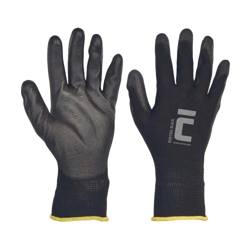Rukavice BUNTING BLACK, povrstvené Rukavice BUNTING BLACK, povrstvené